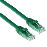 ACT IS8710, 10 m, Cat6, U/UTP (UTP), RJ-45, RJ-45, Grün