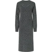Pepe Jeans für Damen. PL953588 Graues Kleid von Hailey (L), Lässig, Acryl, Langarm
