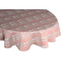Wirth Tischdecke "LAUFENBERG" Gr. 1, rot (apricot), B:130cm L:190cm, Baumwolle, Polyester, Tischdecken, Tischdecke, oval