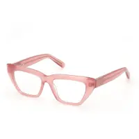 GCDS Brille mit Sehstärke für Damen Katzenauge Rosa GD5030