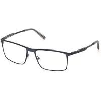 Timberland Herren TB50007 91 Rahmen von BRILLEN Metall Blau Quadratisch Normal