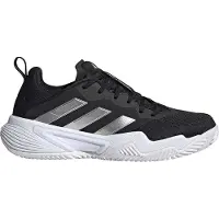 Adidas Court Team Bounce 2.0 Core Black Silver Metallic Cloud White (Women's) - EU 42