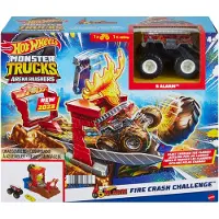 Hot Wheels HNB90 - Hot Wheels - Monster Trucks - Arena Smashers - Fire Crash Challenge