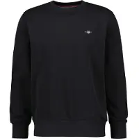 Gant für Herren. 2006065 Shield Sweatshirt mit Rundhalsausschnitt schwarz (S), Lässig, Baumwolle