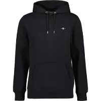 Gant für Herren. 2007058 Sweatshirt mit Kapuze und schwarzem Schild (XXL), Lässig, Baumwolle, Langarm