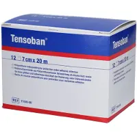 Bsn Medical Tensoban, Polsterschaumbinde, 7 cm x 20 m | Packung (12 Binden)