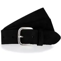 Tamaris Ledergürtel , Damen, Gr. 120, schwarz, Rindsleder, Gürtel Ledergürtel, Veloursledergürtel