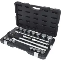 Ks Tools 3/4" Steckschlüssel-Satz, 21-tlg 12-kant - 911.0751