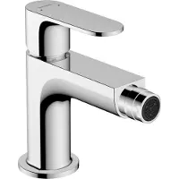 Hansgrohe Rebris S Einhebel-Bidetmischer, mit Ablaufgarnitur, Ausladung 120 mm, 72210000, Farbe: Chrom