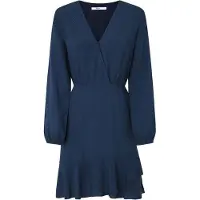 Pepe Jeans für Damen. PL953610 Kendall navy Kleid (XS), Lässig, Viskose, Langarm, Marine
