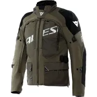 Dainese Springbok 3L Absøluteshell Oliv Motorrad Textiljacke Größe 46