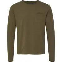 Blend Langarmshirt "Langarmshirt BHBhnicolai", Herren, Gr. M, grün (dusty grün), Obermaterial: 100% Baumwolle CO., Shirts Langarmshirt