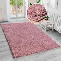 Bruno Banani Hochflor-Teppich "Shaggy Soft", rechteckig, 30 mm Höhe, gewebt, Uni Farben, besonders weich und kuschelig
