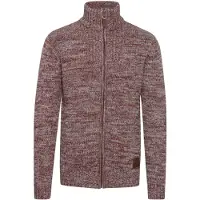 !Solid Strickjacke SOLID "Strickjacke SDPomeroy", Herren, Gr. L, rot (wine rot m), Obermaterial: 100% Baumwolle CO., Strickjacken Strickjacke