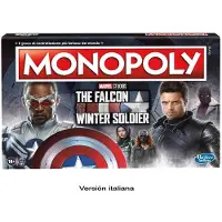 Hasbro Monopoly Falcon And The Winter Soldier Brettspiel Italienisch Rot Rot One Size