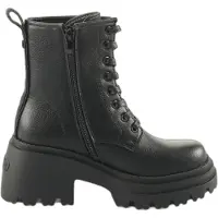Buffalo BFL// BRAVR LACE UP Damenschuhe Schnürstiefel Schwarz Freizeit
