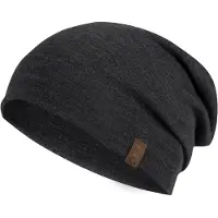 P.A.C. - Nature Renul Merino Beanie - Mütze Gr One Size schwarz