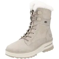 Remonte Damen Stiefelette mit Lammwoll-Futter und loser Einlage D2B73, Größe:40 EU, Farbe:Beige