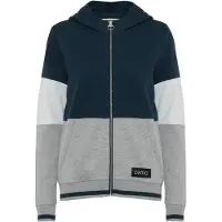 Oxmo Kapuzensweatjacke "Kapuzensweatjacke OXOmanna", Damen, Gr. S, grün (climbing ivy), Obermaterial: 80% Polyester PES. 20% Baumwolle CO., Sweatjacken Kapuzensweatjacke