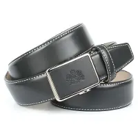Anthoni Crown Ledergürtel mit Kontrast Stitching