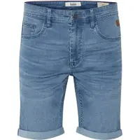 Blend Jeansshorts "Shorts BHBendigo", Herren, Gr. XL, N-Gr, blau (denim light blau), Obermaterial: 70% Baumwolle CO. 24% Polyester PES. 4% Viskose CV. 2% Elasthan EL., Jeans Jeansshorts