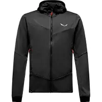 Salewa - Sella Crevasse Hooded Jacket - Fleecejacke Gr 54 schwarz