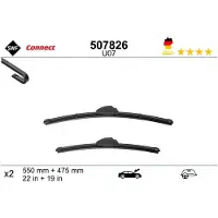 SWF Connect 2x Scheibenwischer U07 - Vorne - 550 mm / 475 mm
