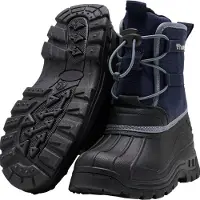 Hummel Snowboots "ICICLE JR", Jungen, Gr. 30, Warmfutter, schwarz (schwarz iris), Textil, Schuhe Snowboots, wasserdicht und gefüttert