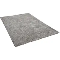 Sansibar 1100000002199 "Munkmarsch Uni", grau, B:120cm H:20mm L:180cm, Polyester, Teppiche, 1100000002199, meliert, 100% Polyester, besonders weich, Wohnzimmer, Schlafzimmer