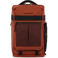 Piquadro Arne Bike Laptop-Rucksack 15,6" Notebookfach und mit LED-Licht Rost