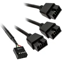 Lian Li PW-U2HB, USB Typ-A, 3 x IDC (9 pin), Hauptplatine, Schwarz, 1 Stück(e)