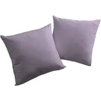 Adam Audio Dekokissen ADAM "Uni Light Collection", lila (lavendel, unifarben), B:50cm L:50cm, Obermaterial: 100% Baumwolle, Dekokissen_Sitzkissen_Kissenhüllen, Dekokissen, im Uni Design