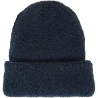 Oxmo Beanie "Beanie OXVola", Damen, Gr. onesize, blau (total eclipse), Obermaterial: 100% Polyester PES., Mützen Beanie