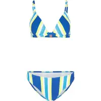 O'Neill Alia - Cruz Triangle Bikini Set blue towel stripe (35102) 36