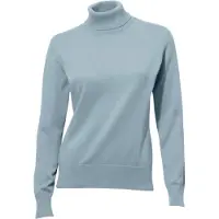 HEINE Strickpullover "Rollkragen-Pullover Rollkragenpullover in Feinstrick-Qualität", Damen, Gr. 34, blau (bleu), Modisch, Pullover Strickpullover