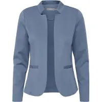 Fransa Blusenblazer "Damen Blazer FRCEDILAN", Damen, Gr. S, blau (infinity), Obermaterial: 74% Polyester PES. 22% Viskose CV. 4% Elasthan EL., Blazer Blusenblazer