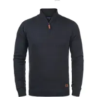 Blend Troyer "Troyer BHRobin", Herren, Gr. L, blau (navy), Obermaterial: 50% Baumwolle CO. 50% Polyacryl PAN., Pullover Troyer