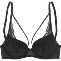 s.Oliver Push-up-BH "Alice" mit Spitze und Bänder-Optik, Dessous