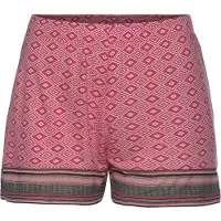 Vivance Schlafshorts DREAMS, Damen, Gr. 36/38, N-Gr, pink (pink gemustert), Single Jersey, Obermaterial: 100% Viskose, gemustert, bequem kurz, Hosen Schlafshorts, in schönem Ethno-Design