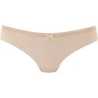 s.Oliver String , Damen, Gr. 36/38, beige (puder), Microtouch, Obermaterial: 65% Polyamid, 35% Elasthan, Unterhosen String, SEAMLESS mit nahtloser Verarbeitung und hübscher Spitzenborte