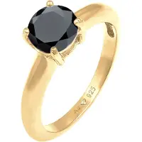 Elli Ring 925 Sterling Silber in Gelb | Gr.: 54