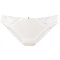 LASCANA Tanga "Evita", Damen, Gr. 36/38, weiß, Obermaterial: 90% Polyamid, 10% Elasthan, Unterhosen Tanga, mit Cutout hinten