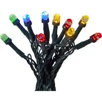 Star Trading LED Lichterkette Diamond Star Light, 7,5m, bunt