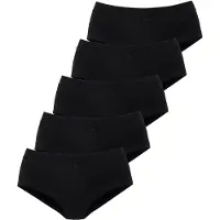 Vivance Taillenslip , Damen, Gr. 44/46, schwarz, Single Jersey, Obermaterial: 95% Baumwolle, 5% Elasthan, unifarben, körpernah, Unterhosen Taillenslip, mit breitem Bündchen ohne zusätzliches Gummi