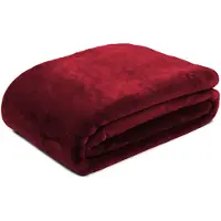 Gozze Wohndecke GÖZZE "Merino, kuschelig und weich", rot (karminrot), B:150cm L:200cm, Polyester, Wohndecken, Wohndecke, kuschelig weich