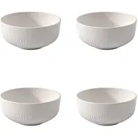 Villeroy & Boch Schale "Müslischalen Afina ø 14,9 cm 4er Set weiß", weiß, L:14,9cm, Schüsseln, Schale