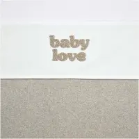 Meyco Baby Love Kinderbettlaken - 100 x 150 cm - Sand Melange