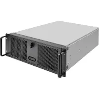 Silverstone RM400, Rack, Server, Schwarz, Grau, ATX, CEB, micro ATX, Mini-ITX, SGCC, 4U