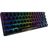 Sharkoon SGK50 S4, 60%, Kabelgebunden, USB, QWERTZ, RGB-LED, Schwarz