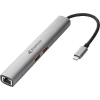 Sharkoon 4044951040704, 1250 Mbit/s, Dunkles Grau, Aluminium, 0,16 m, 23 mm, 157,5 mm